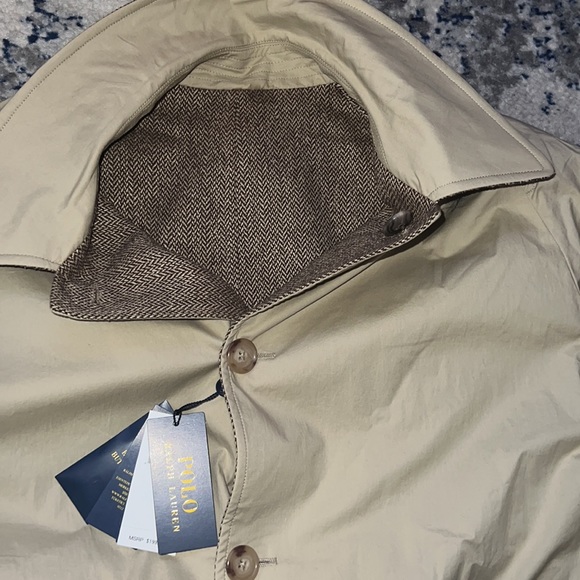 New Polo Ralph Lauren Reversible Belted Trench Coat - Picture 10 of 11